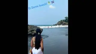 Volcanic beaches 🌋 a must see! #elZonte #elsalvador #lalibertad 🇸🇻 😍