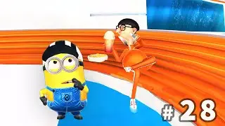 Referee Minion Meet Boss Vector Twice at Vector's Fortress 7000 Meters Run | Minion Fun - EPISODE 28