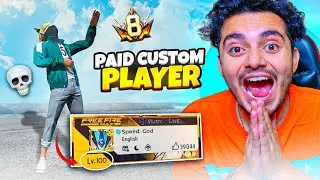 PAID CUSTOM PLAYER 📈 | This Player Bought a NEW Phone 📲 & Free Fire ID 🔥 To Join Nonstop Gaming ?🌟