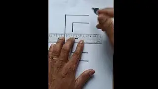 How to Draw Letter E Step by Step | 3D Drawing Letter E | Short