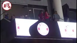 American Arsenal fans chant &ldquo;we want Kroenke out!&rdquo; towards Kroenke&rsquo;s box