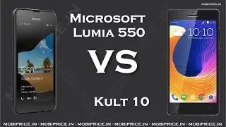 Compare Online Kult 10 VS Microsoft Lumia 550 Price, Specification, Review