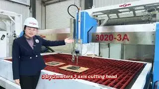 Three waterjet cutting machines have been debugged.