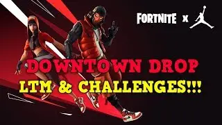 Fortnite: Downtown Drop LTM - Hot Spots - Hang Time Set  (Clutch & Grind) - 