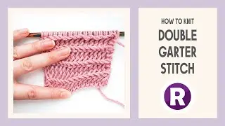How to Knit: Double Garter Stitch | Cosy & Reversible Striped Pattern