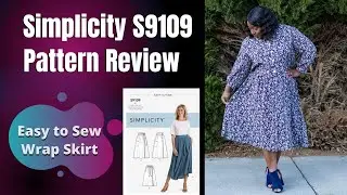 Pattern Review Simplicity S9109 Easy Wrap Skirt