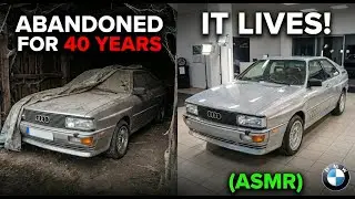 Found a Legend: Abandoned 1984 Audi Quattro UR-Quattro | Full Restoration ASMR