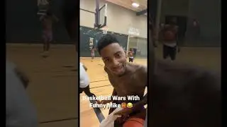 Basketball Wars With FUNNY MIKE #shorts #funnymike