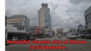 Beautiful chaotic city of Harare in #zimbabwe ##harare #africa #roads #traffic #people #cars #city 