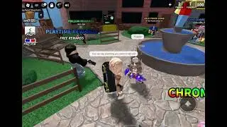 Playing mm2 with my bestie 