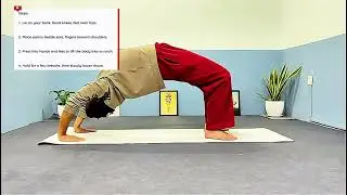 chakrasana ( wheel pose )