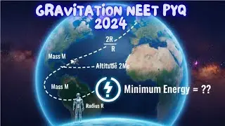 Neet pyq 2024 gravitation .The minimum energy required to launch a satellite of mass 𝑚 from the surf
