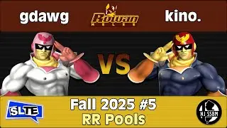 Rowan SSBM Fall 2025 #5: gdawg (Falcon) Vs. kino. (Falcon) - RR Pools