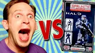 HALO Spartan Gabriel Thorne Sprukits Model Kit Unboxing