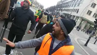 &Auml;thiopischen fl&uuml;chtling in S&uuml;d Deutschland gegen der Reigerung  Am 22 2 2018 in Berlin