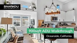 Two Story Accessory Dwelling Unit ADU Walkthrough - 2BR 1BA - 900sqft - Oceanside CA - SnapADU