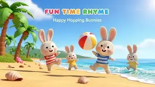 Happy Hopping Bunnies 🐰🌸🎵 | Fun Bunny Song for Kids & Toddlers 🌈✨