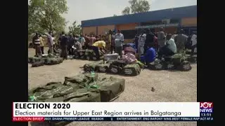 Election 2020: Election materials for Upper East Region arrives in Bolgatanga (20-11-20)