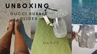 Spring/Summer Essentials &lsquo;22 | Unboxing | Try On | Gucci Rubber Slides