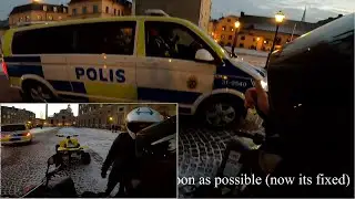 ATV/QUADs stopped by POLICE in city (SWEDEN)