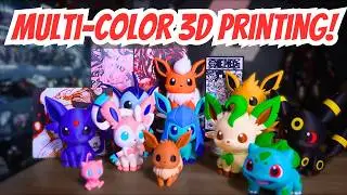 What is MULTI-COLOR 3D Printing & How Does It Work???