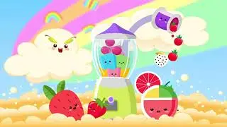 Fruit Juice Machine 🍎🍌🍇 | Learn Colors for Kids