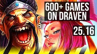 DRAVEN & Taric vs YUNARA & Morgana (ADC) | Legendary, 16/3/2, 600+ games | NA Master | 25.16