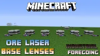 Ore Laser Base 💎 Laser Lense 💎 Minecraft Industrial Foregoing Tutorial 💎 Deutsch