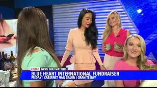 Blue Heart International and Cabernet Nail Spa on Fox 40