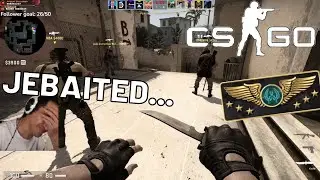 ENEMY RAGEQUITS + JEBAITED! Supreme Rank CSGO Competitive Gameplay! CS GO Mirage Gameplay!