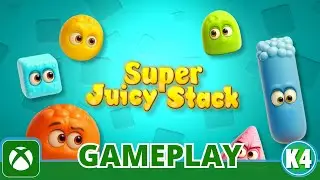 Stacking Stuff In Super Juicy Stack | First Look Xbox Gameplay (Triple Stack)