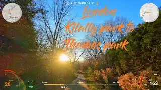 London Kilally park to Thames Park bicycle