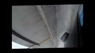 Birds eye view... until it gets knocked sideways on the kreisel