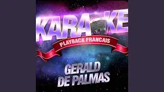 Tomber — Karaoké Playback Avec Choeurs — Rendu Célèbre Par Gérald De Palmas