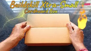 Buildskill Extra Small Cardboard Box for Packing | Buildskill corrugated box for packing video unbox