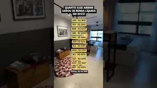 Quanto esse Airbnb de 25m&sup2; rendeu em 2023!