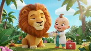 🎵 Baby Doctor Helps Jungle Animals Heal | nursery rhymes for kids | Baby Song, Animal Doctor Cartoon