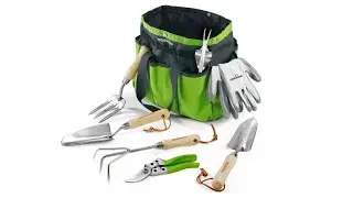 WORKPRO Garden Tools Set, 7 Piece, Stainless Steel Heavy Duty Gardening Tools - Overview