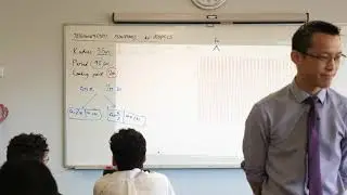 The Ferris Wheel - Trigonometric Function Model (2 of 3: Adjusting the period)