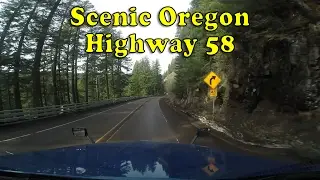 OREGON HIGHWAY 58 THROUGH THE CASCADES - SCENIC SUNDAY DRIVE