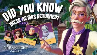 Did You Know These Iconic Actors Reprised Their Roles in Dreamlight Valley? | Disney Icons & Legends