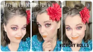How I do Victory Rolls by Special request!  Fun Hair Tutorial(s)