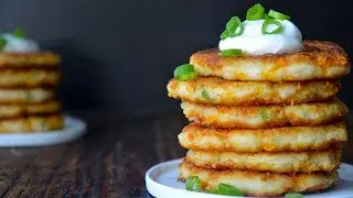 Рецепт сырных блинчиков из оставшегося картофельного пюре