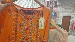 Kross kulture Flat 60% Summer Sale | 2 pc  dress Fancy & lawn | 9 Nov 2022 | Miraal Vlogs