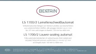 Benthin - LS 1700/2 Lamellenschweißautomat