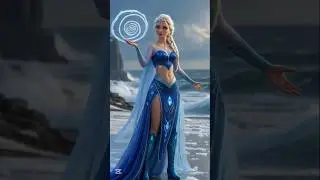 Elsa x Aqua Man #hybrid #fusion #elsa #aquaman #frozen #midjourney #shorts #aiart #frozen #aifusion