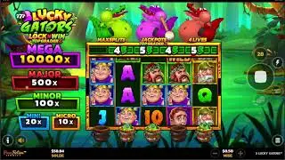 3 LUCKY GATORS LOCK n WIN TOP GRADER START 50 SLOT TRES SYMPA