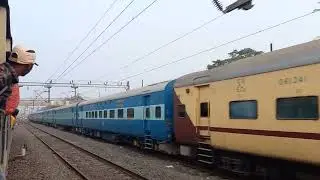 Blue ICF coaches Parked at Danapur|| Ecr Marked.
