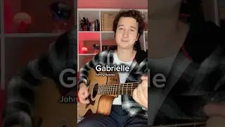 Gabrielle - Johnny Hallyday (cover) #guitare