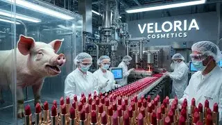 Inside a Modern Cosmetic Factory | Lipstick Manufacturing Process